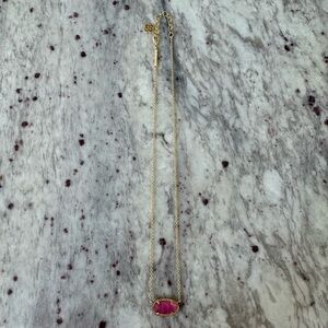 Kendra Scott Elisa Gold Pendant Necklace Azalea Illusion